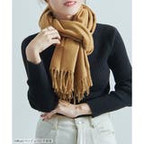 大判ストールマフラー冬ひざ掛けブランケットワッフル素材シンプル無地防寒M大きいサ… | LAPULE | 詳細画像5