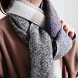 マフラー太フリンジふわふわあったかバルキーフリンジ大判チェックプチプラM大きいサ… | LAPULE | 詳細画像13