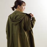 春アウタースプリングコートロングパーカー40代ゆったり大きいサイズシンプル韓国フ… | LAPULE  | 詳細画像11 