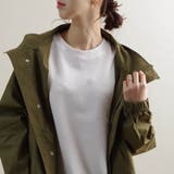 春アウタースプリングコートロングパーカー40代ゆったり大きいサイズシンプル韓国フ… | LAPULE  | 詳細画像12 