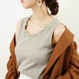 ノースリーブ タンクトップ インナー | LAPULE  | 詳細画像7 