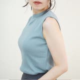 ノースリーブ リブ ハイネック | relaclo | 詳細画像4 