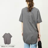 トップス 半袖 バックヘンリー | LAPULE  | 詳細画像13 