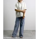 トップスダンボール素材パーカー半袖前後差40代ゆったり大きめ体型カバーシンプル韓… | LAPULE  | 詳細画像7 