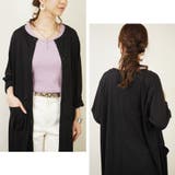 カーディガンロング長袖40代ゆったり大きめ体型カバー羽織り日除け透け素材韓国ファ… | LAPULE  | 詳細画像19 