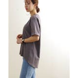 Tシャツ半袖前後差ヴィンテージ風ピグメント40代ゆったり大きめ体型カバー部屋着韓… | LAPULE  | 詳細画像5 