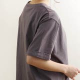 Tシャツ半袖前後差ヴィンテージ風ピグメント40代ゆったり大きめ体型カバー部屋着韓… | LAPULE  | 詳細画像6 