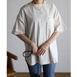Tシャツ半袖ビッグT無地ゆったり大きめ体型カバーオーバーサイズ韓国ファッションワ… | LAPULE | 詳細画像3
