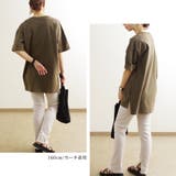 Tシャツ半袖ビッグT40代ゆったり大きめ体型カバー無地白綿100韓国ファッション… | LAPULE  | 詳細画像11 