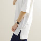 Tシャツ半袖ビッグT40代ゆったり大きめ体型カバー無地白綿100韓国ファッション… | LAPULE  | 詳細画像15 