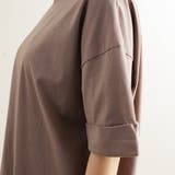 Tシャツ半袖ビッグT40代ゆったり大きめ体型カバー無地白綿100韓国ファッション… | LAPULE  | 詳細画像9 