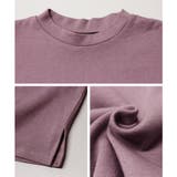 Tシャツ半袖40代ハイネックシンプルカジュアル無地綿100モックネック韓国ファッ… | LAPULE  | 詳細画像19 