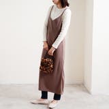カットポンチ 後ろシャーリングキャミワンピ レディース | LAPULE | 詳細画像11