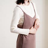カットポンチ 後ろシャーリングキャミワンピ レディース | LAPULE | 詳細画像9