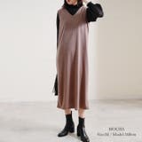 【Lana 】カットポンチ バッククロスVネックジャンスカ | LAPULE  | 詳細画像6 