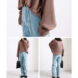 カシミヤタッチ リブニット ドルマン | relaclo | 詳細画像10 