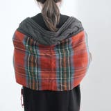 ストール チェックストール 異素材 | relaclo | 詳細画像14 