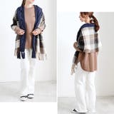 ストール チェックストール 異素材 | relaclo | 詳細画像6 