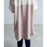 チュニック 異素材ドッキング バック切替 | LAPULE  | 詳細画像4 