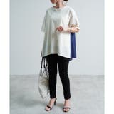 異素材切替 プルオーバー バック切り替え | LAPULE | 詳細画像6