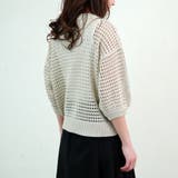 メッシュニット メッシュプルオーバー メッシュトップス | LAPULE  | 詳細画像14 