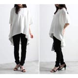 OE天竺BACKフレアラインTシャツ | LAPULE  | 詳細画像4 