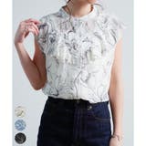 ブラウス シアーブラウス ノースリーブ | LAPULE | 詳細画像1