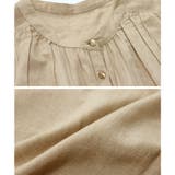 ブラウス 綿麻 ギャザーブラウス | LAPULE  | 詳細画像20 