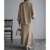 裏毛マーメイドスカート レディース 長袖 秋冬 春 20代 30代 40代 | relaclo | 詳細画像12