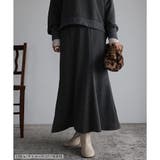 裏毛マーメイドスカート レディース 長袖 秋冬 春 20代 30代 40代 | relaclo | 詳細画像13