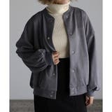 スタジャン 春アウター ノーカラー | relaclo | 詳細画像15 