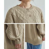 カーディガン レディース ニット | LAPULE  | 詳細画像18 