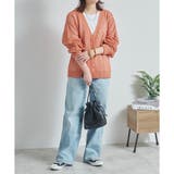 カーディガン レディース Vネック | LAPULE  | 詳細画像4 