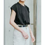 ブラウス ノースリーブ 綿麻ミックス | LAPULE  | 詳細画像13 