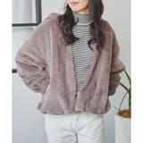 ファージャケット ファーブルゾン レディース | LAPULE  | 詳細画像5 