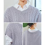 ニット ベスト レディース | relaclo | 詳細画像16 