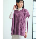 ニット ベスト レディース | relaclo | 詳細画像9 