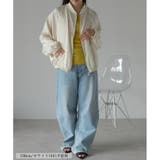 サテンライクオーバーサイズブルゾン レディース アウター | LAPULE  | 詳細画像16 