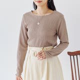 Tシャツ レディース 長袖 | LAPULE  | 詳細画像12 