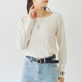 Tシャツ レディース 長袖 | LAPULE  | 詳細画像4 