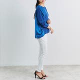 トップス レディース インディゴ | LAPULE  | 詳細画像11 