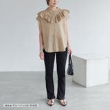 ブラウス ノースリーブ フレンチスリーブ | LAPULE  | 詳細画像3 