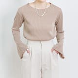 Tシャツ レディース 長袖 | LAPULE  | 詳細画像8 