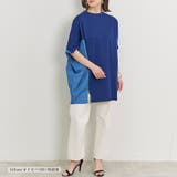 チュニック レディース インディゴ | LAPULE  | 詳細画像3 