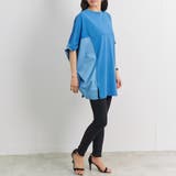 チュニック レディース インディゴ | LAPULE  | 詳細画像10 