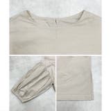 プルオーバー レディース 五分袖 | LAPULE  | 詳細画像17 