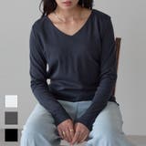 Tシャツ レディース 長袖 | LAPULE  | 詳細画像1 