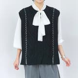 ベスト レディース ニット | LAPULE  | 詳細画像14 