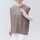 ベスト レディース ニット | LAPULE  | 詳細画像4 