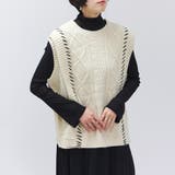 ベスト レディース ニット | LAPULE  | 詳細画像9 